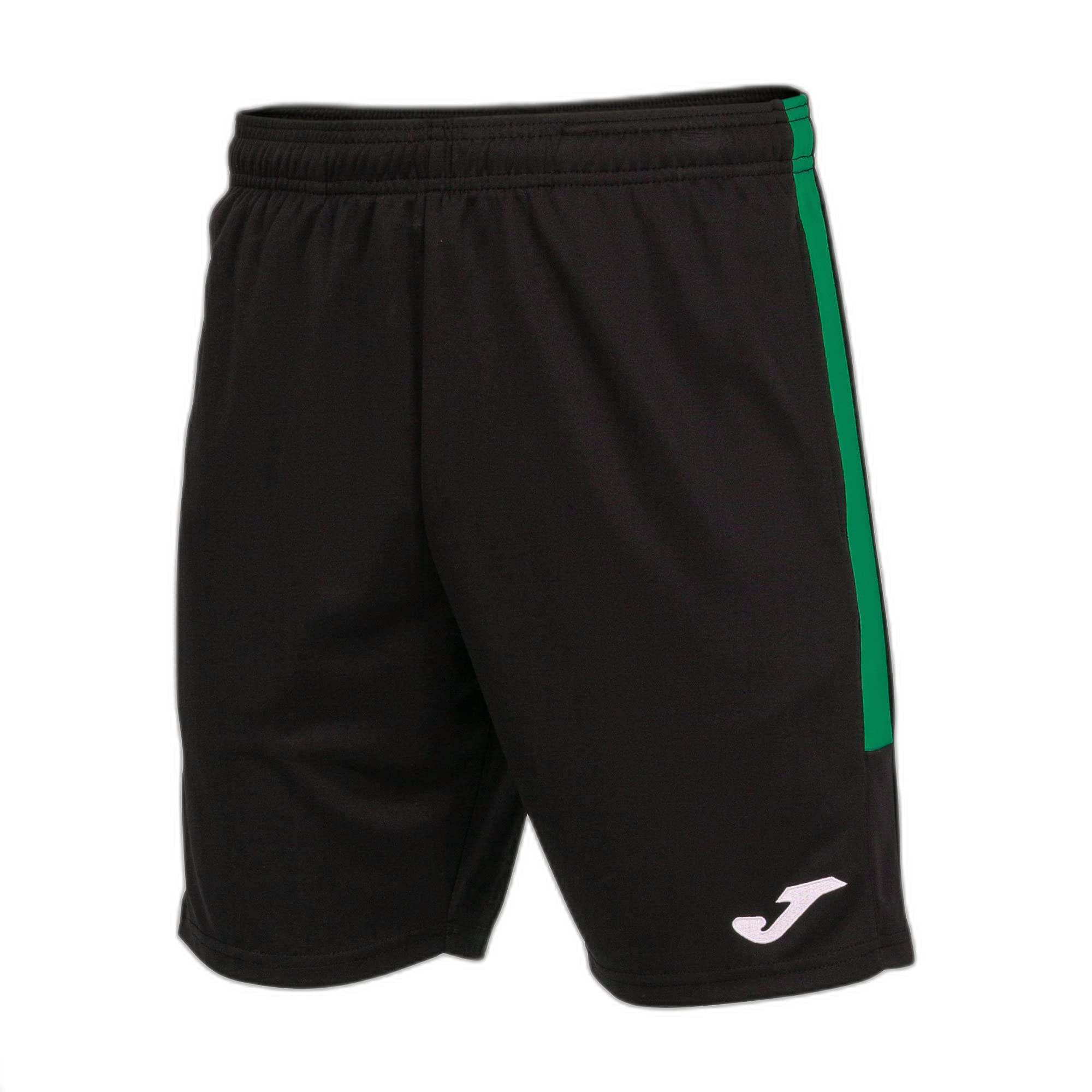 Joma Men's Bermuda Eco Championship Shorts, Black-Green, XXS