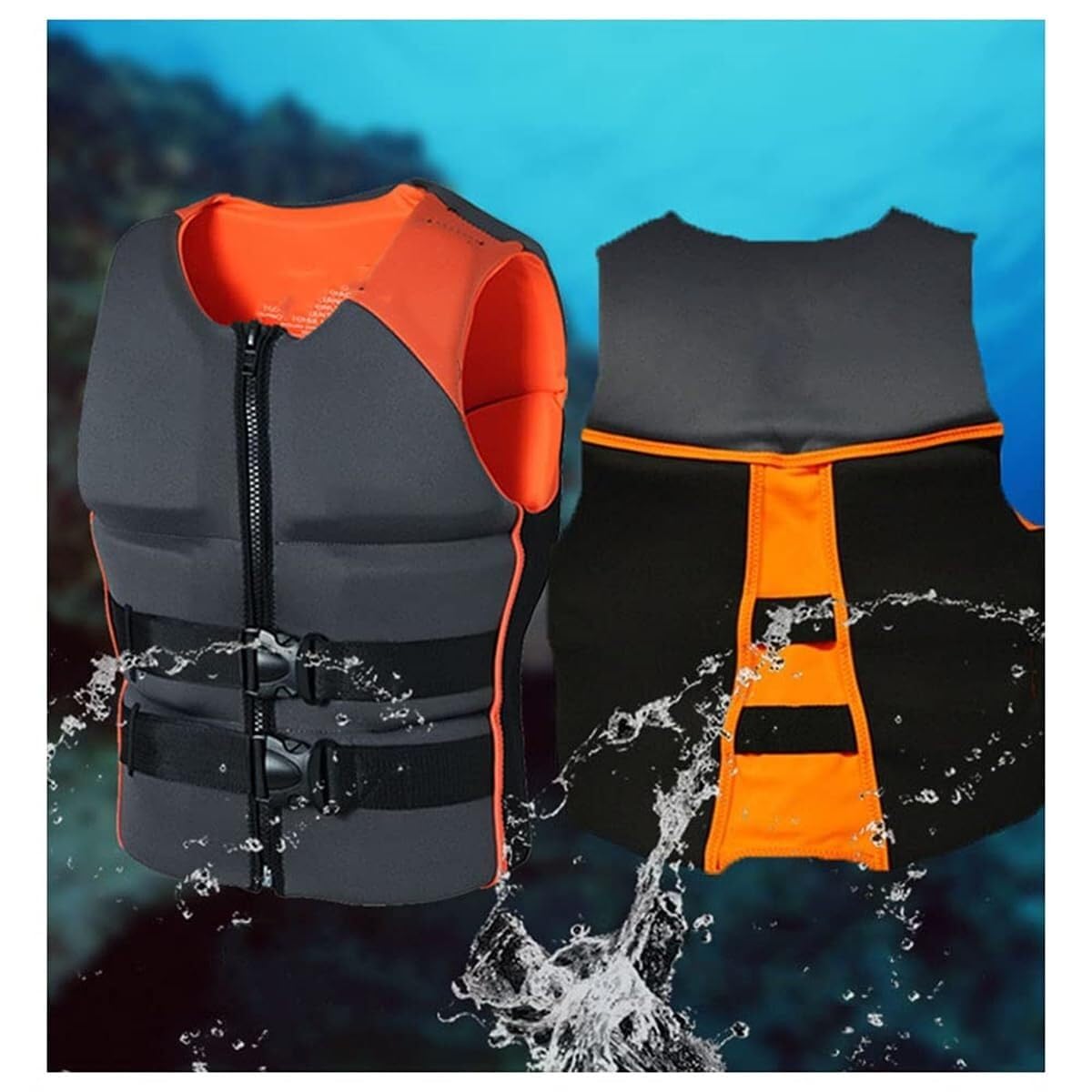 Chaleco salvavidas de alta flotabilidad for adultos, chaleco de flotabilidad ajustable, chaleco salvavidas for deportes acuáticos, equipo de seguridad for kayak y pesca, for natación, navegación y rem