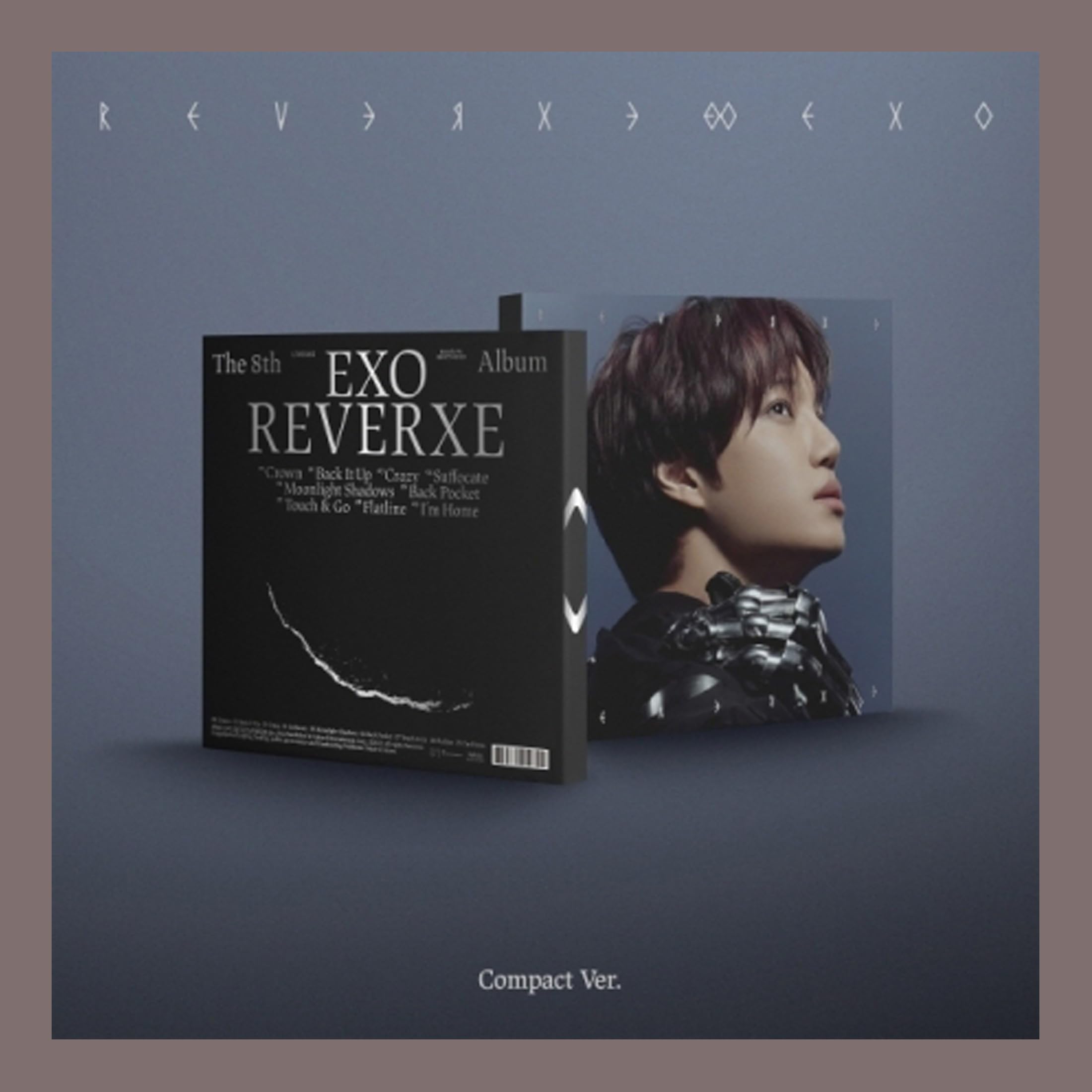 EXO REVERXE 8ème album complet version compacte aléatoire pour collectionneurs de K-Pop