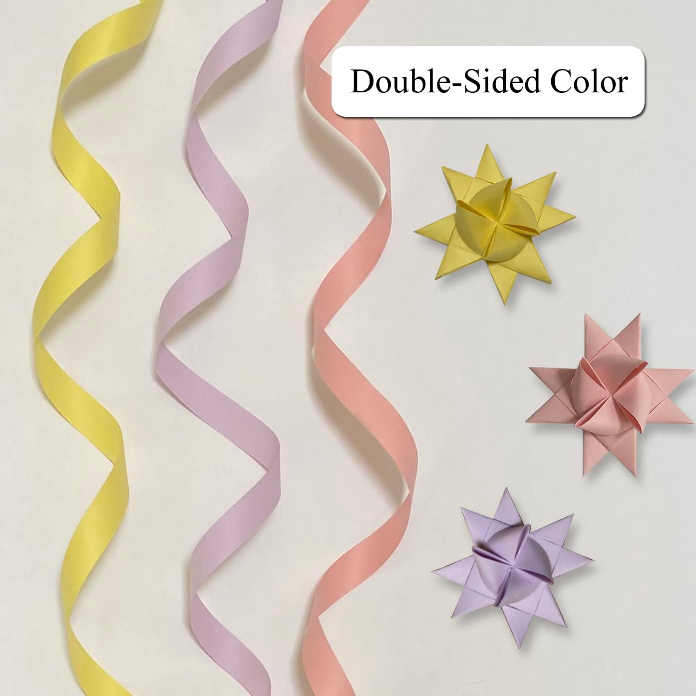 Pastel Mix of Colors Paper Strips for Weaving Projects (Multi Color Packs). Paper Strips for Moravian Stars, German Stars and Froebel Stars. 100 strips per pack (3/4 x 19 inch)