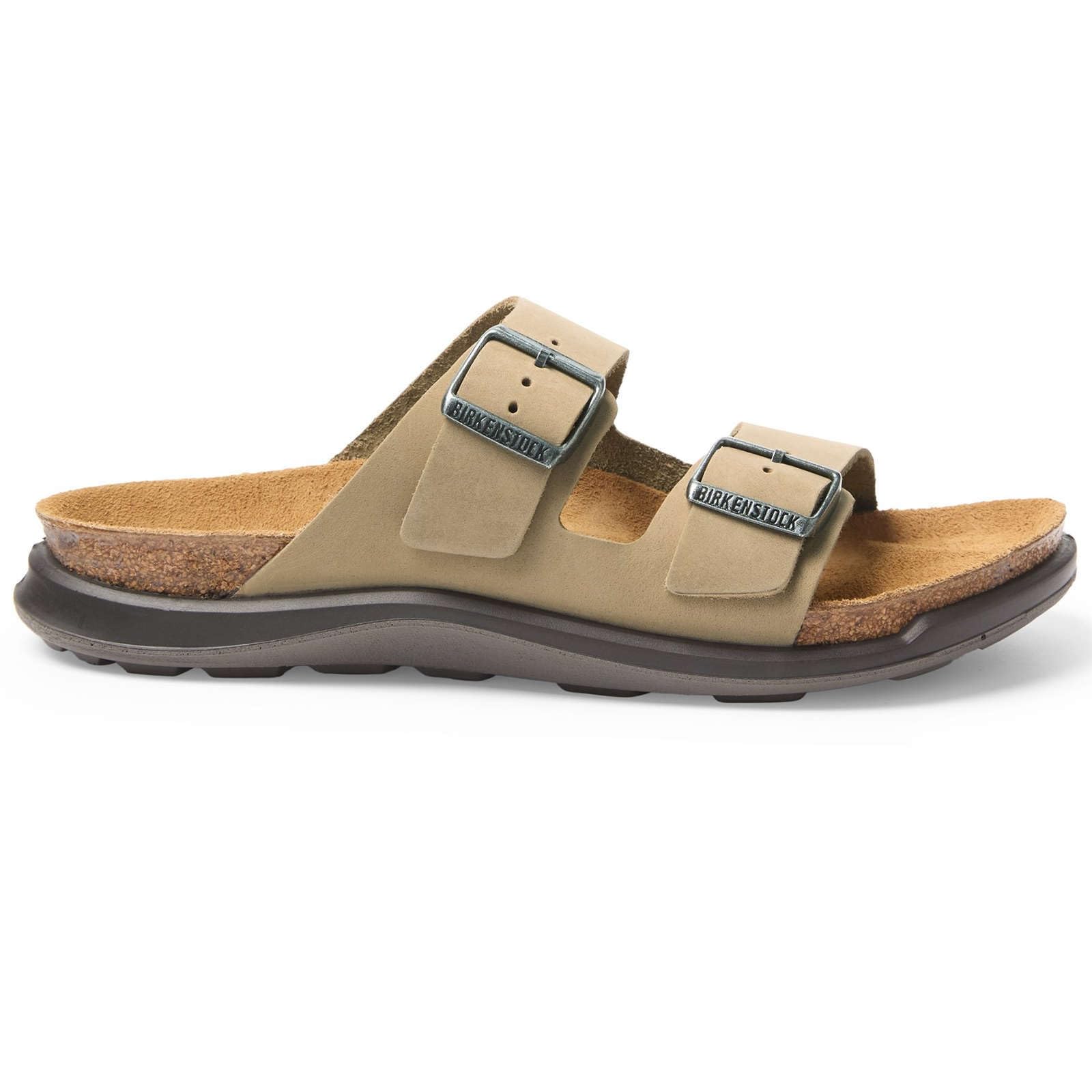 Birkenstock Women's Arizona Crosstown Sandal, Tobacco Brown