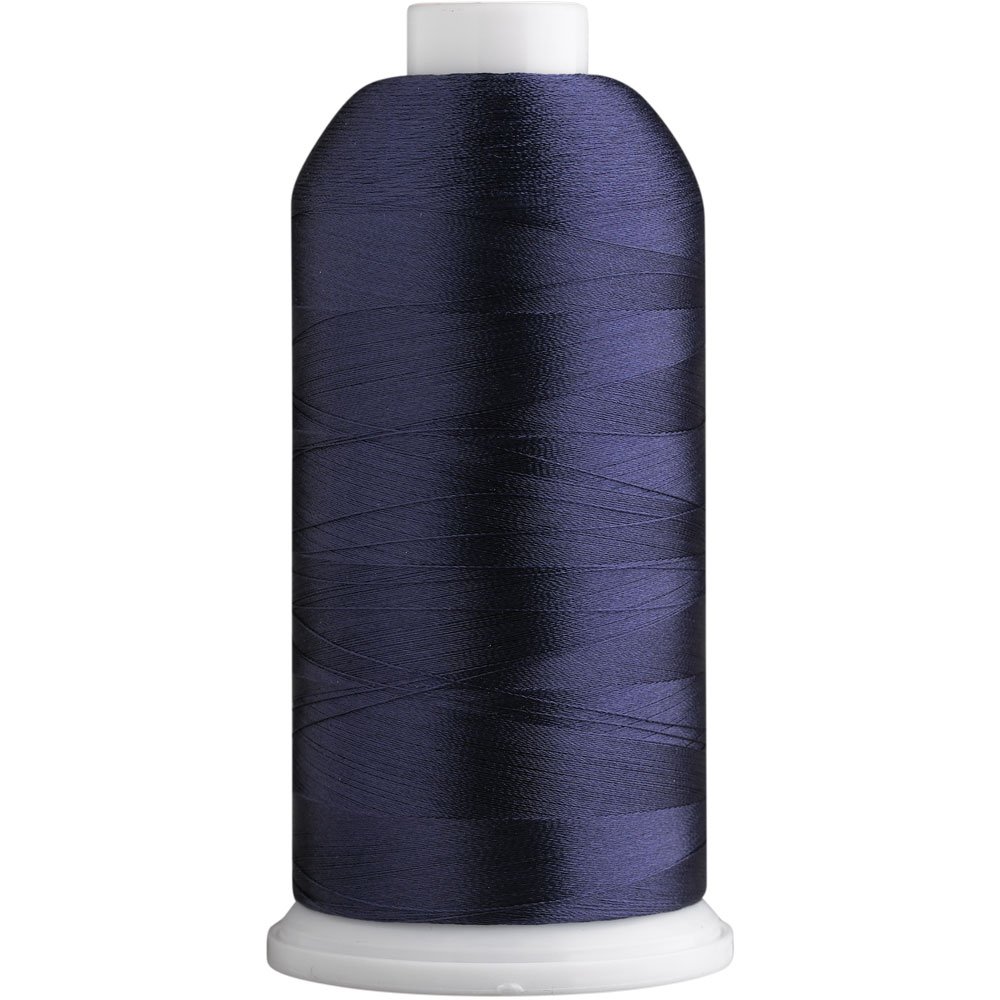 Superpunch SuperB Embroidery Thread 40wt, 5000 m Cone, Marine Blue 416
