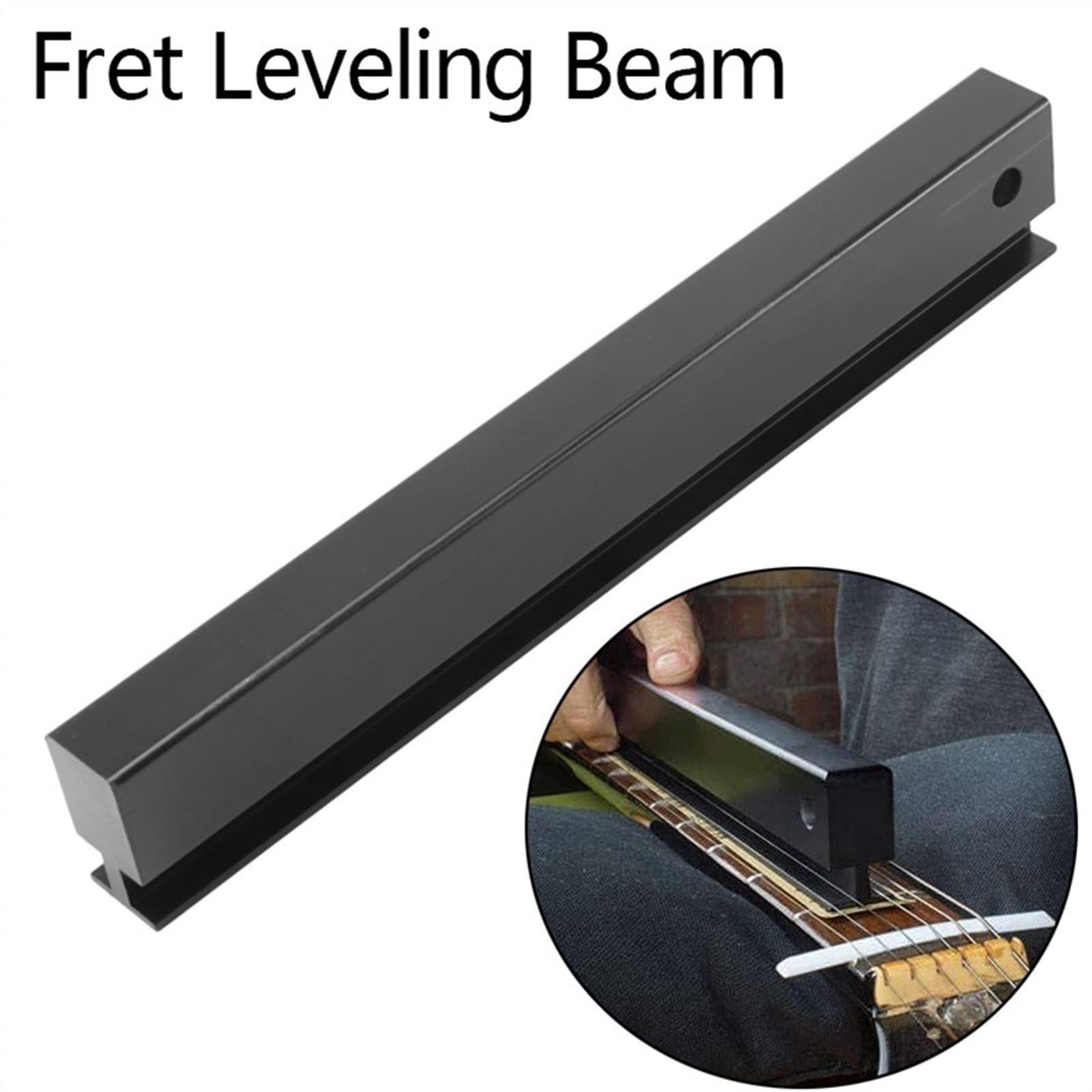 Professionale Strumenti per Chitarra Chitarra Fret Sanding Leveling Beam Bass Fret File Liutaio Strumento Fai Da Te Per Chitarra Acustica Elettrica Strumenti per Chitarra (Color : 350MM)