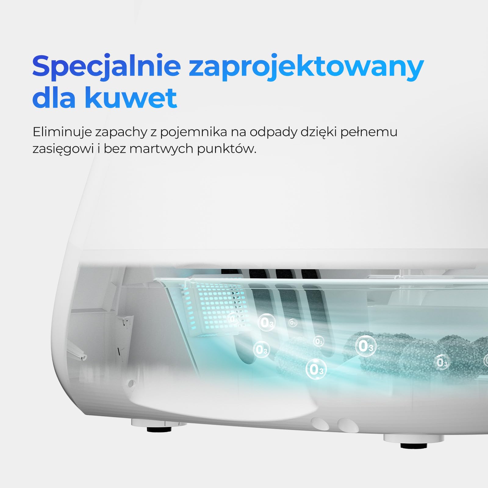 CATLINK C70 Środek do usuwania zapachów specjalnie do toalety dla kotów, kompatybilny ze wszystkimi samoczyszczącymi kuwetami dla kotów, silne usuwanie zapachów, długotrwała świeżość