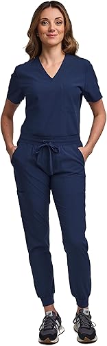 Conjunto de camiseta y pantalón deportivo para mujer de enfermería médica GT 4FLEX