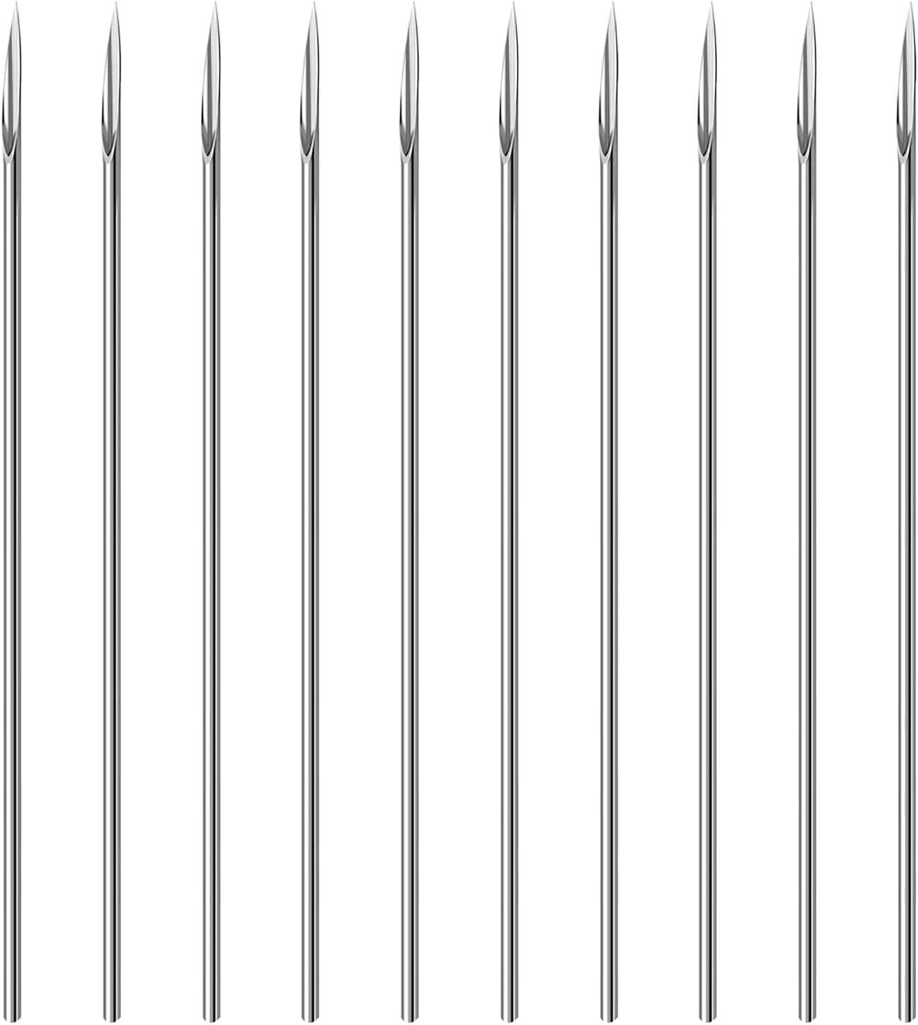 40PCS 17G Piercing Needles,Surgical Steel Sterile