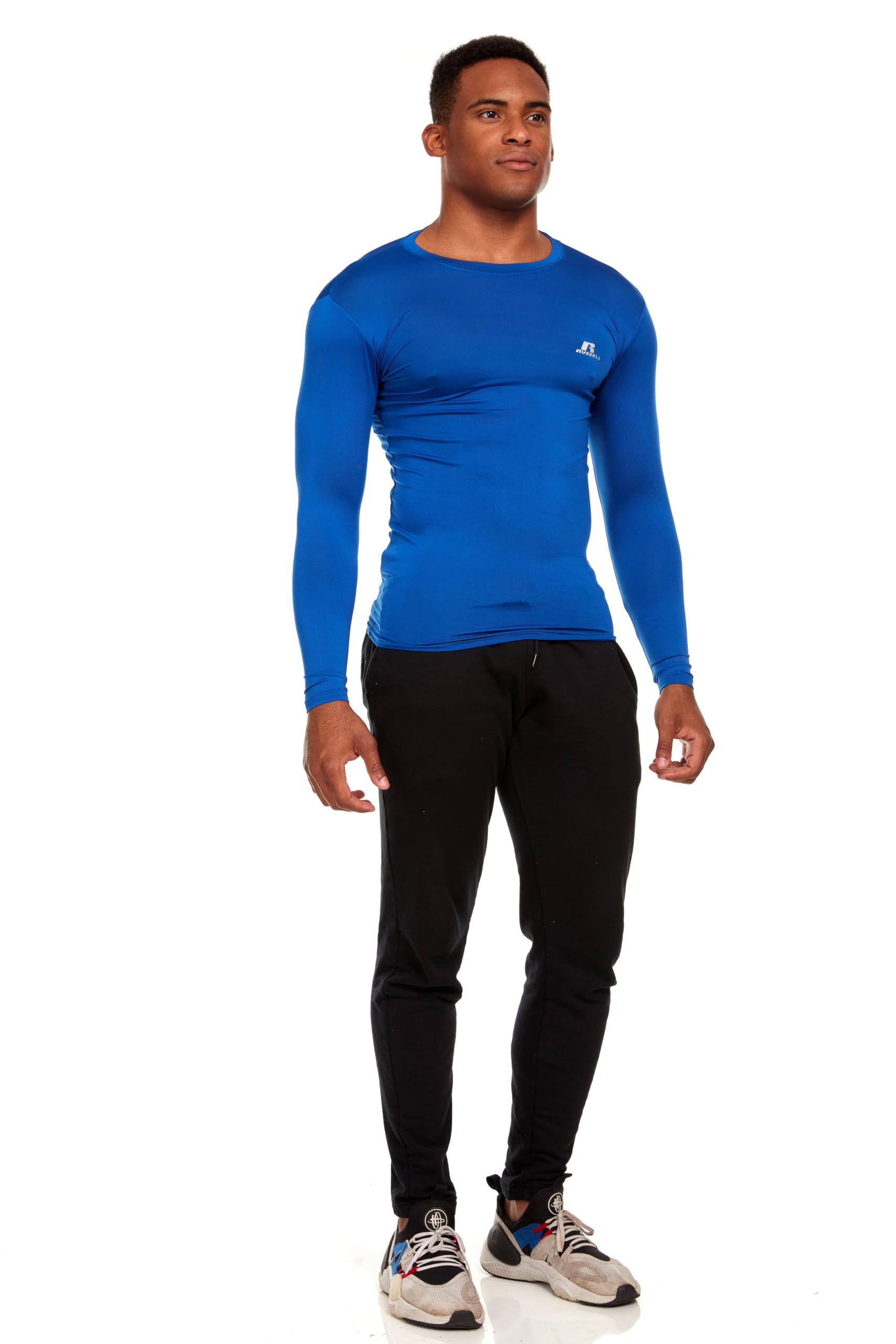 Russell Athletic Compression LS Top Camisa para Hombre
