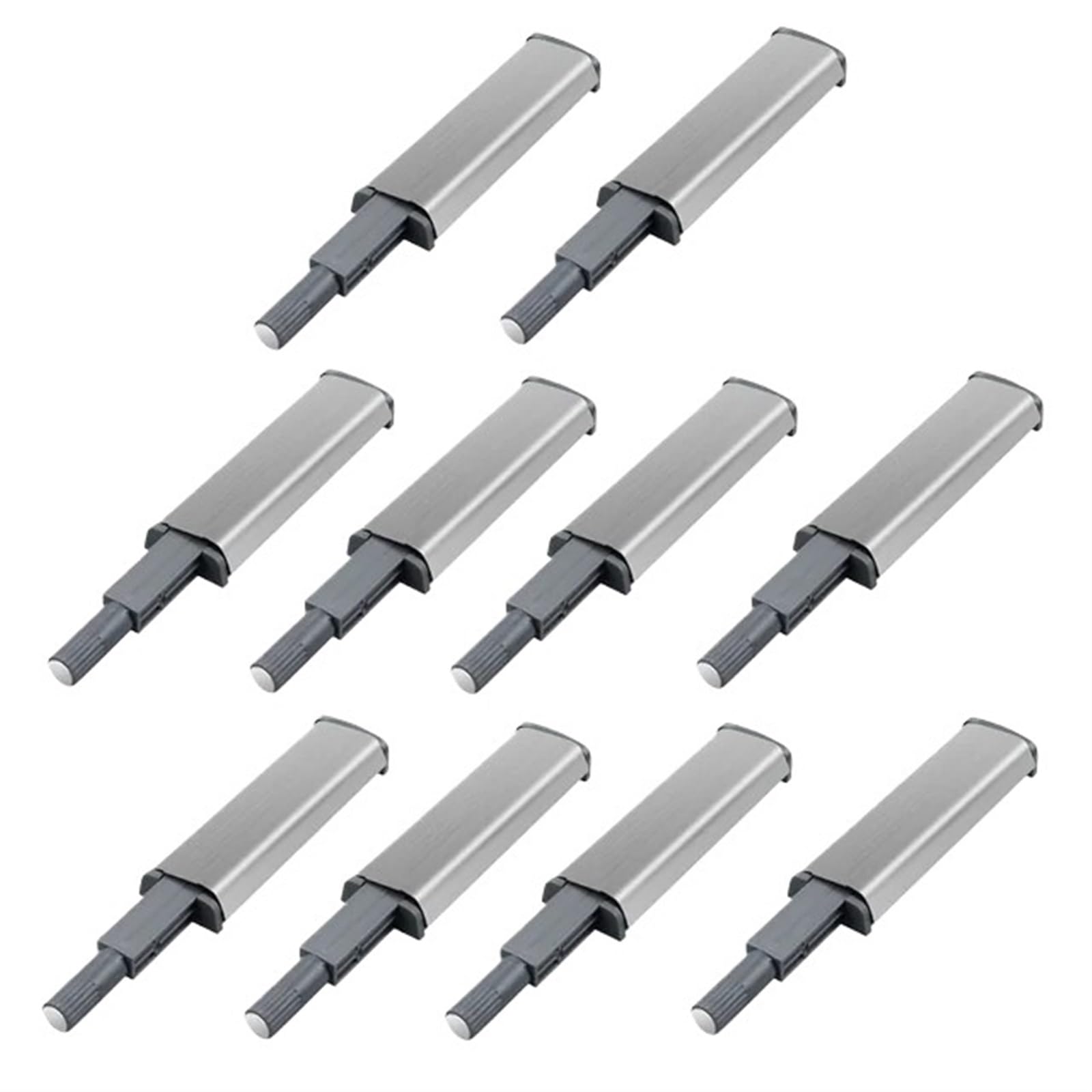 Kjbdqqh One Color Catches 10Pcs Cabinet Catches Push To Open Door Stainless Steel To Hidden Handle Soft Closer Touch Damper Lock Hardware For Door