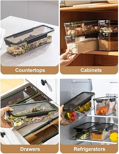 Miniatura 2 de VANDHOME Recipientes para pasta 2.25L Juego de 2