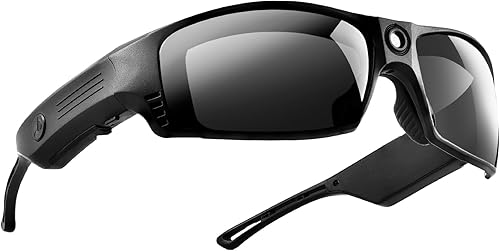 RunCam Camera Video Sunglasses,1080P Hands-free Filming Smart Glasses for Outdoor Sports Hiking Biking Fishing Scouting Driving Hunting