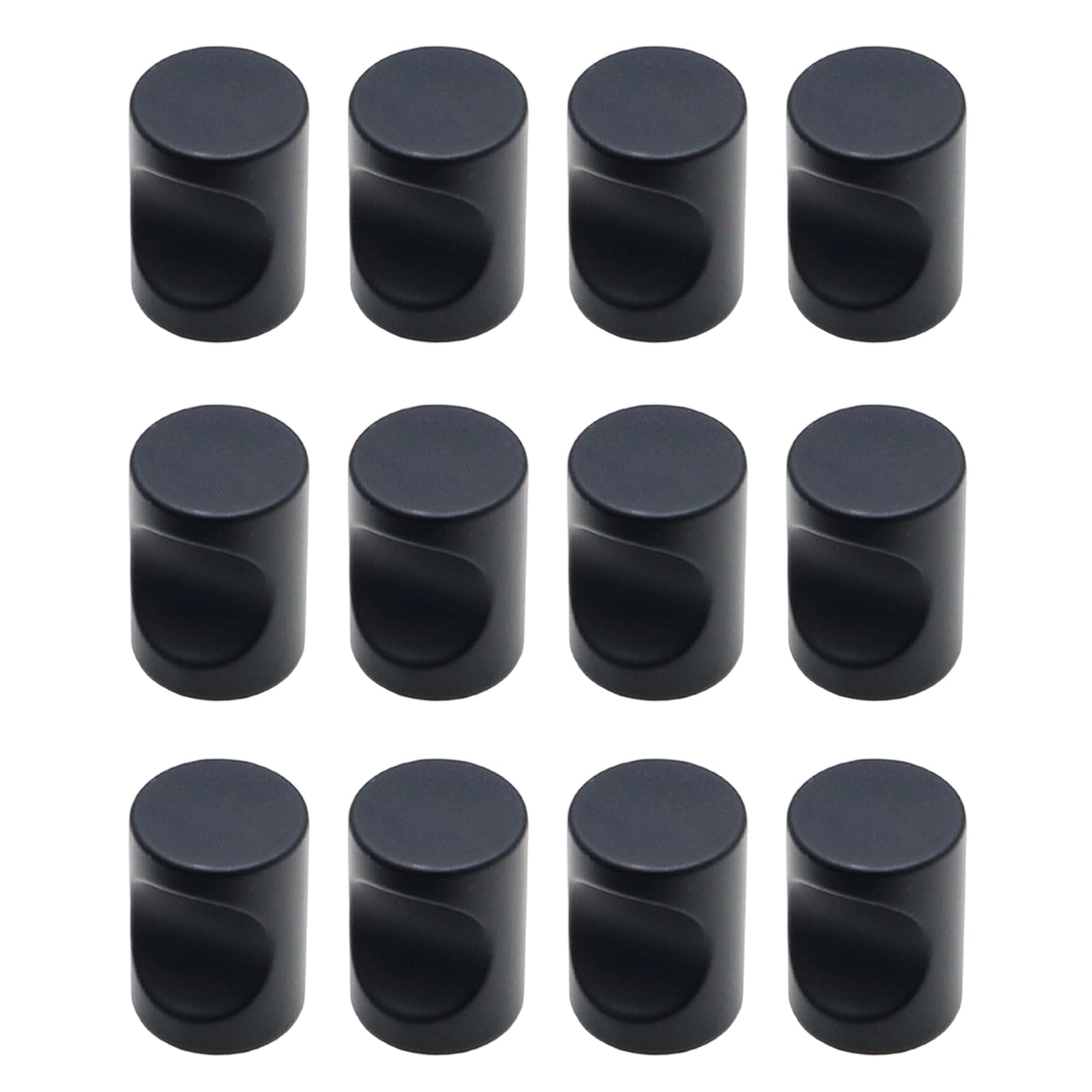 SHYYOULQE of 12 Multipurpose Sturdy Aluminum Alloy Single Hole Handle for Residential and Commercial Furniture Hardware Cabinet Handle