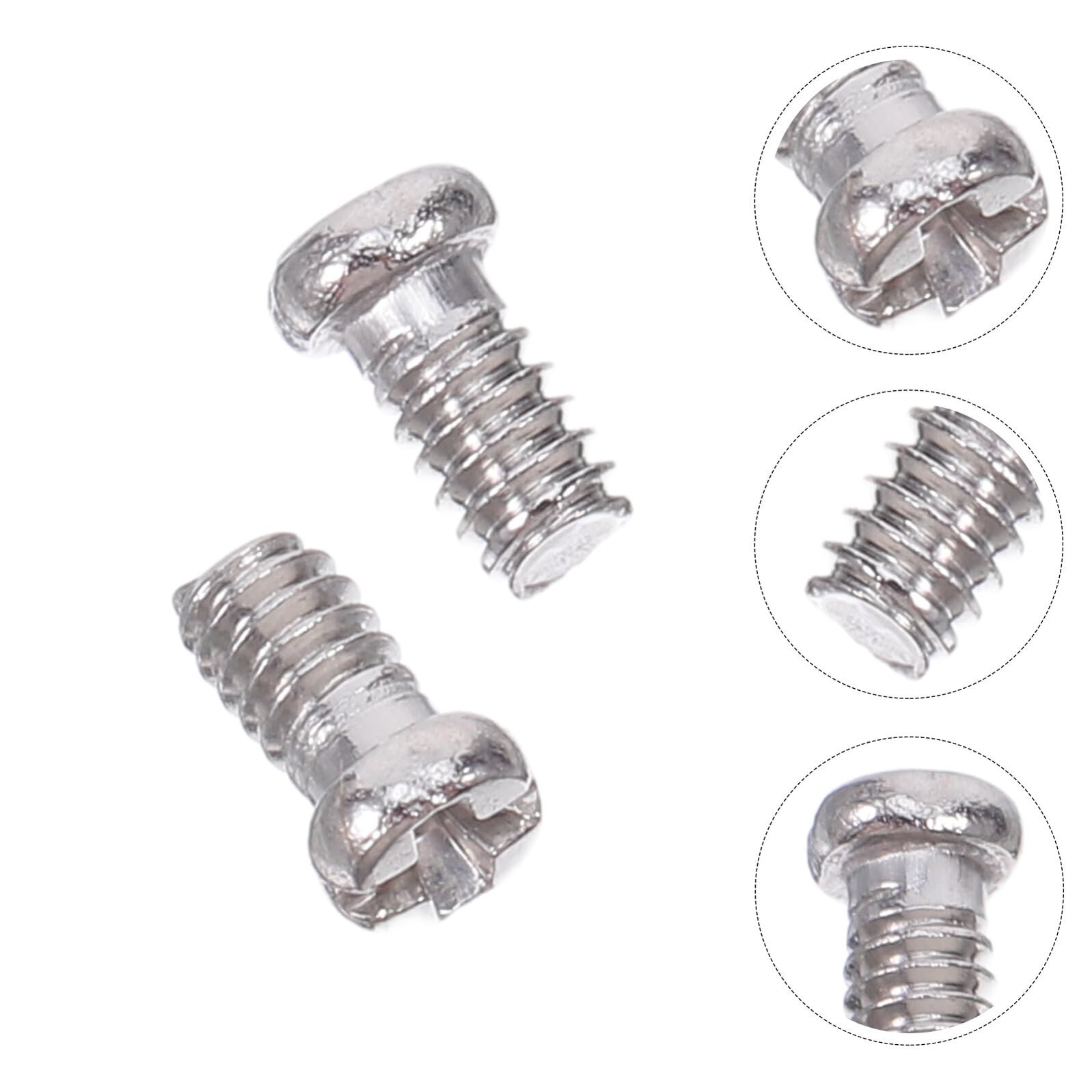 000 Stück Mikro Brillenschrauben aus Edelstahl M14×24 Nasenpadschrauben Ersatz für Brillen und Sonnenbrillenreparatur Universelles Reparatursortiment für Heimwerker und