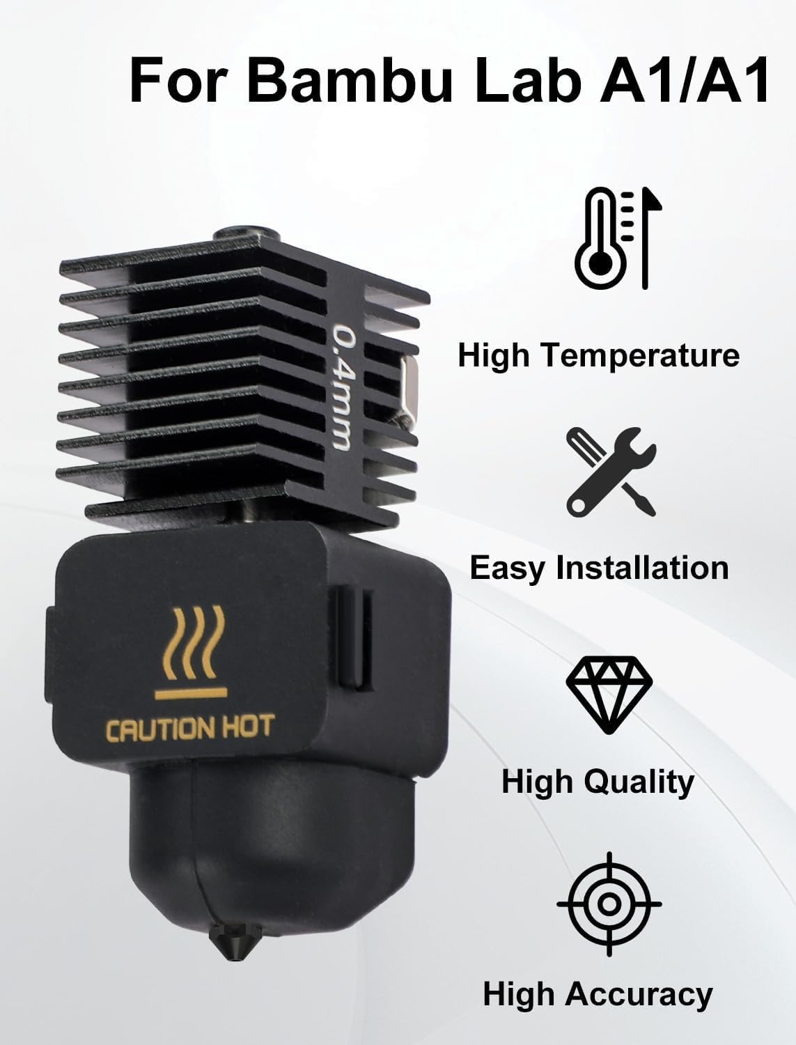 Mviioe Kit De Impressora 3D Hotend Para Cabeça Impressão Bambu Lab