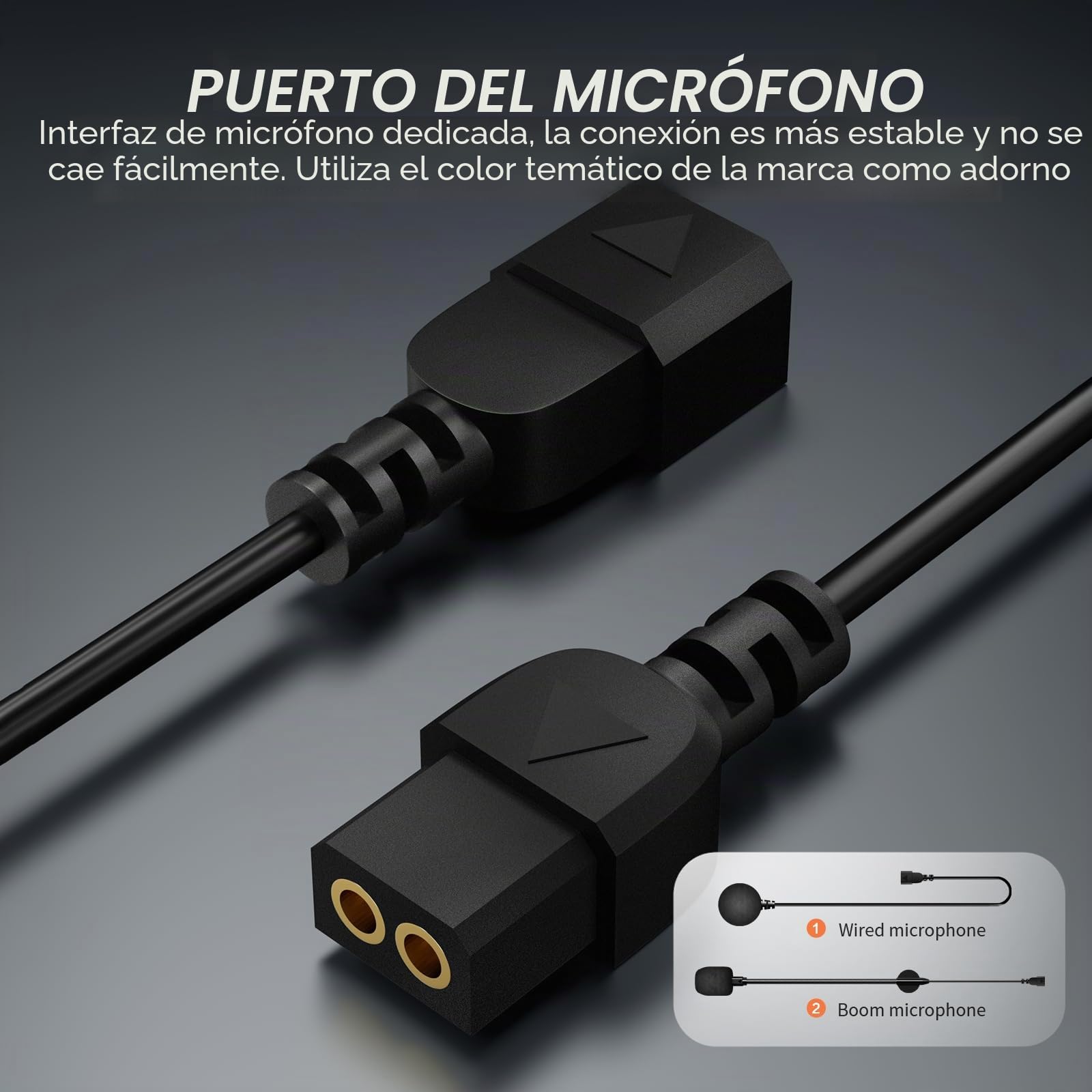 FODSPORTS M1-S Pro Auriculares Intercomunicador Moto Bluetooth para Motocicletas, 2000M Auriculares Manos Libres para Casco Moto, Impermeabilidad (1 * Hard Microphone Kopfhörer)