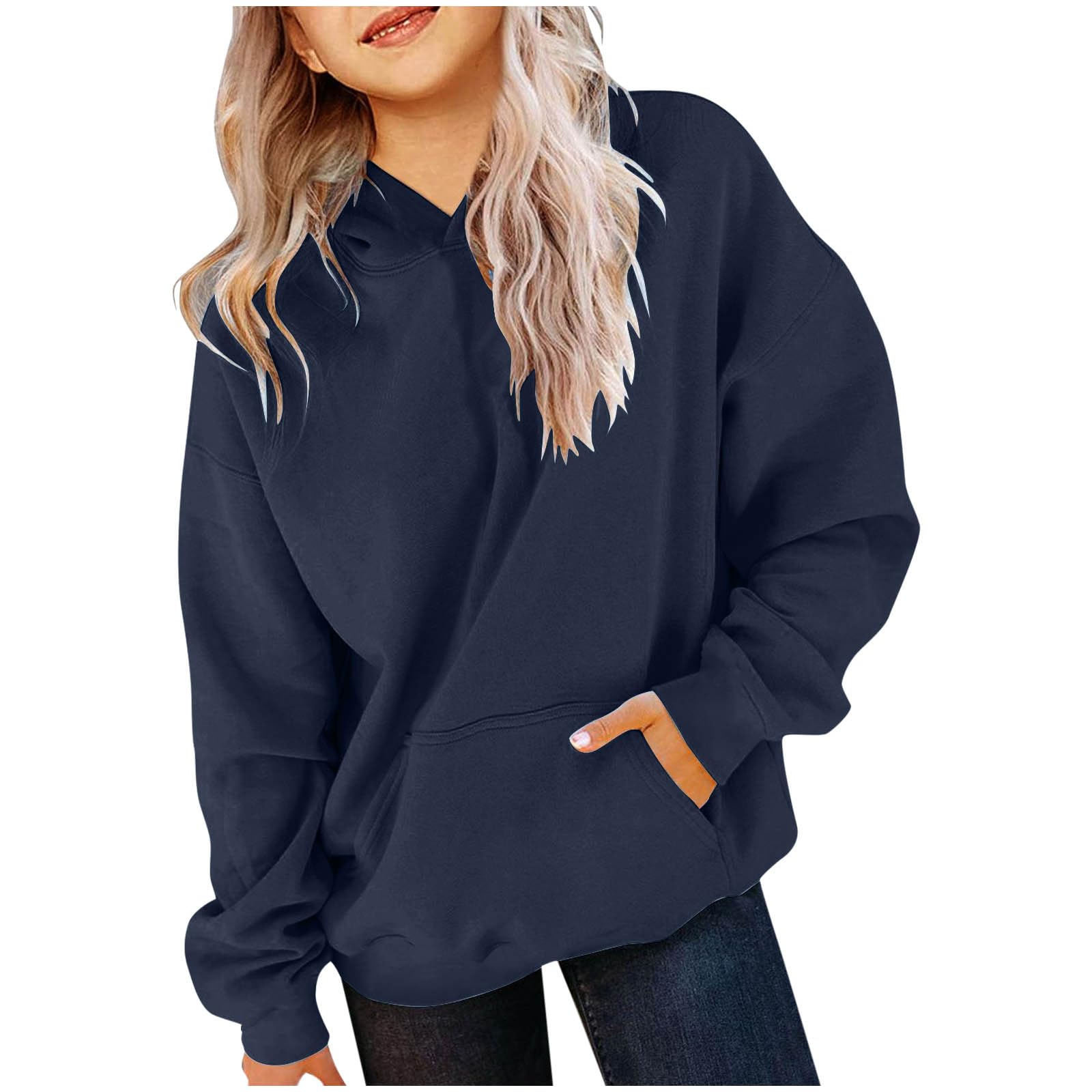 Ayolanni Cute Hoodies for Teen Girls Trendy Preppy Hooded Sweatshirts Oversized Long Sleeve Shirts Gradient Clothes for Girls