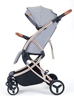 Xiix Cochecito de bebé Cochecito de bebé Paraguas Plegable portátil Carro de bebé Marco de Aluminio Cochecito de bebé Cochecito de Viaje Avión Cochecito recién Nacido sillas de Paseo (Color : F)