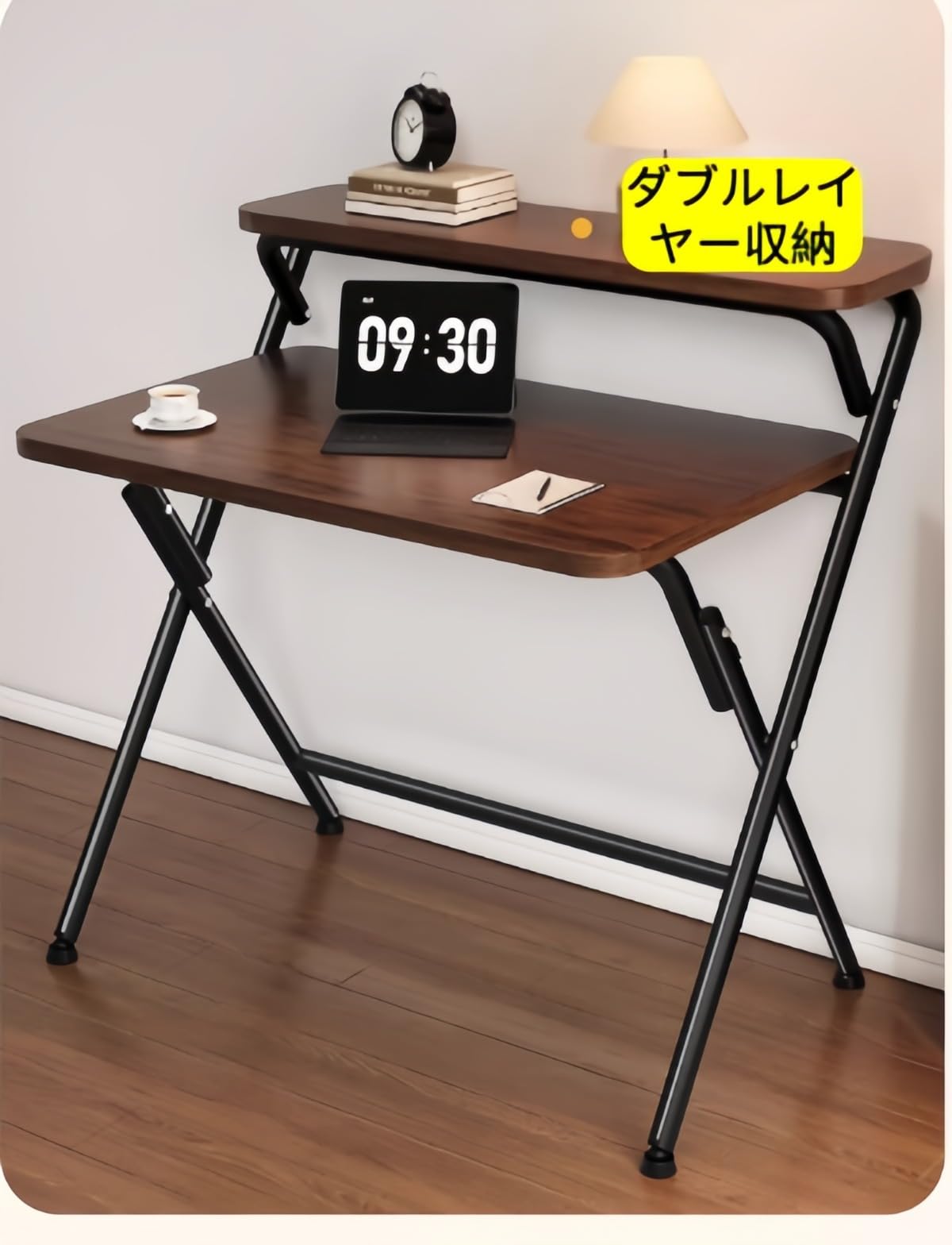 Amazon.co.jp: VZX折りたたみテーブル幅60cm/80シンプルなオフィス