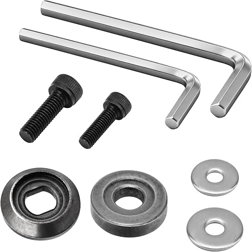 Outer Inner Flange Lock Blade Bolt for 4.5" Saw WX439L WX531L RK3441K | Compatible with Rock-well Worx 4-1/2" Compact Saw - Kit Incl.Flange, Wrench, Locking Screw, Washer