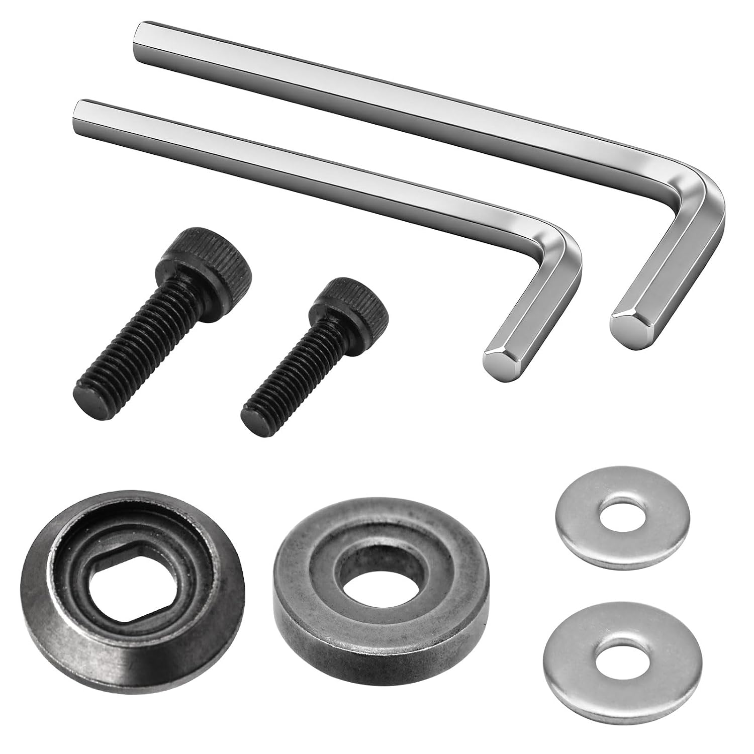 Outer Inner Flange Lock Blade Bolt for 4.5" Saw WX439L WX531L RK3441K | Compatible with Rock-well Worx 4-1/2" Compact Saw - Kit Incl.Flange, Wrench, Locking Screw, Washer