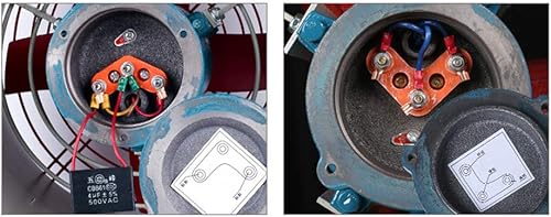 Miniatura 7 de DNYSYSJ Ventilador de escape de tubería de flujo axial a prueba de explosiones de 12 pulgadas, ventilador extractor para extracción y ventilación en