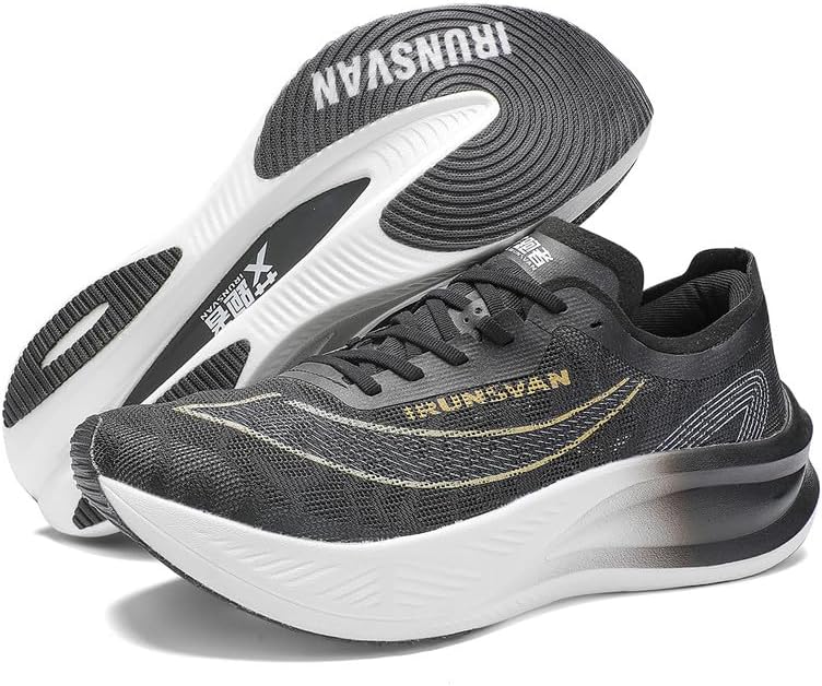 Carbon Plate Marathon Running Racing Shoes Men Professional Stable Supp ort Shock-Relief Ultra-Light Rebound Sneakers