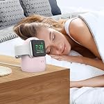 AhaStyle Charging Stand Dock [Supports Nightstand Mode ] Silicone for Apple Watch 8(2022)/7/6/5/4/3/2/1/ SE (45/44/42/41/40/38mm) (Pink)