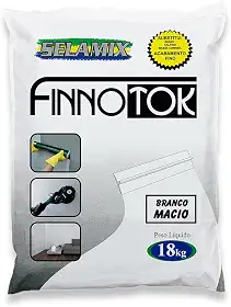 Massa de acabamento Finnotok Branco Macio 18Kg