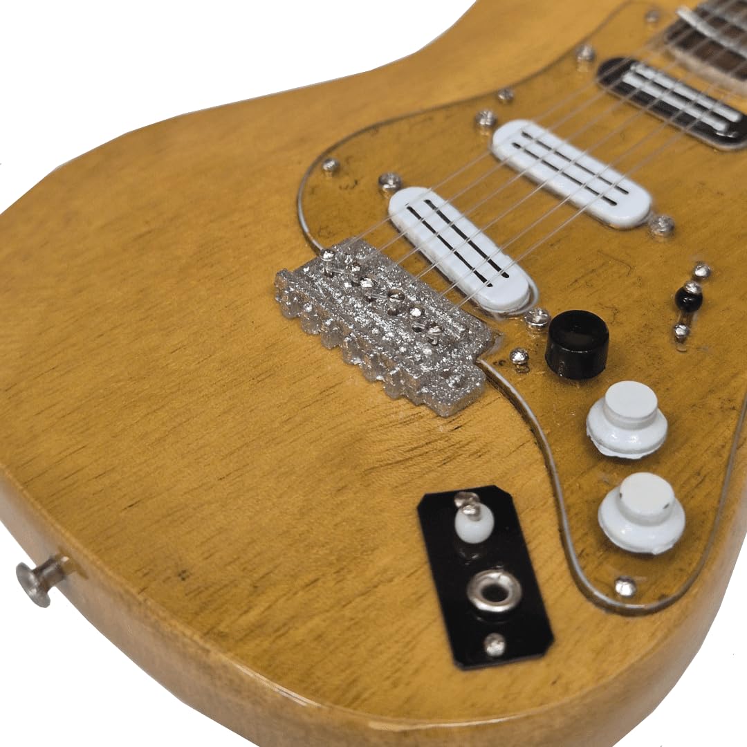 Mick Mars (Motley Crue) - Miniatur-Gitarren-Replik – Musikgeschenke – handgefertigte Verzierung