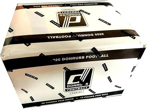 2020 Panini Donruss NFL Football CELLO box (12 pks/bx)