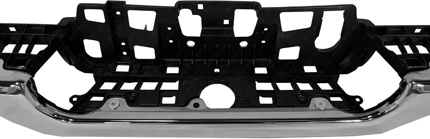 BUMPERS THAT DELIVER - Chrome, Steel Rear Step Bumper Face Bar Compatible with 2019-2022 RAM 1500 w/Dual Exhaust 19-22, CH1102385