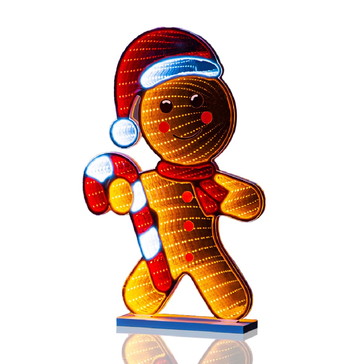 The Christmas Workshop Gingerbread Man Christmas Infinity Light