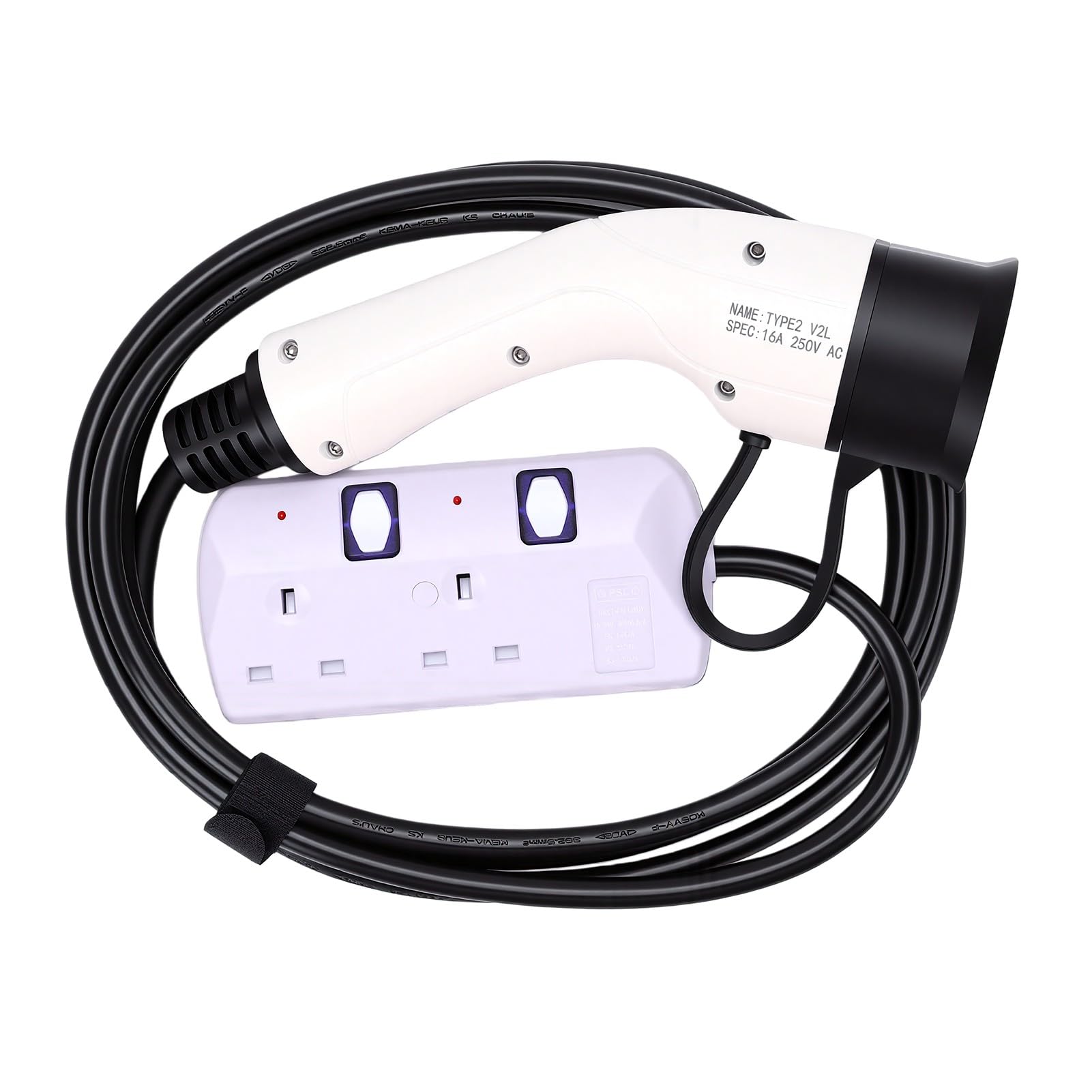 aqxreight Adaptador de Vehículo a Carga Tipo 2, 9.84 Pies, 16A, IP55, 7