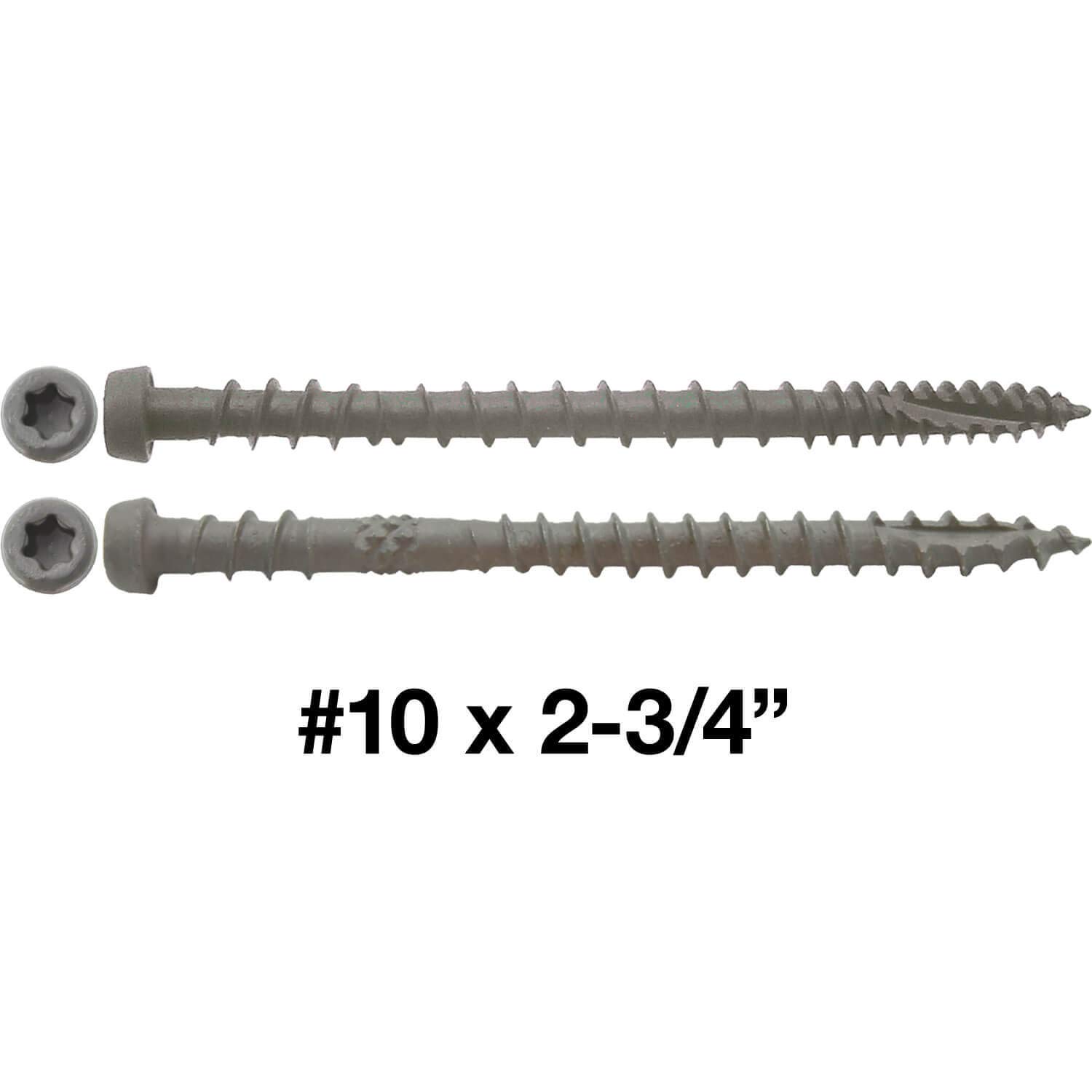 Jake Sales Tornillo de madera compuesto con revestimiento exterior Torx/Star Drive (0.5 kg - 75 APX. Tornillos) - Tornillos para madera con revestimiento exterior (0.5 kg - 75 APX. tornillos) -