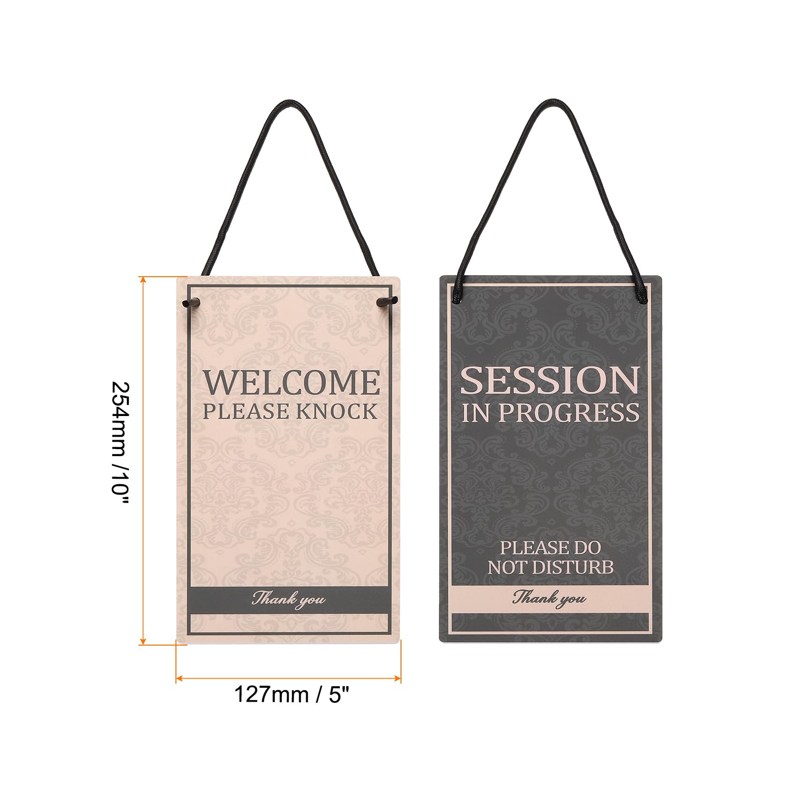 PATIKIL Session in Progress Do Not Disturb Door Hanger Sign - Image 2