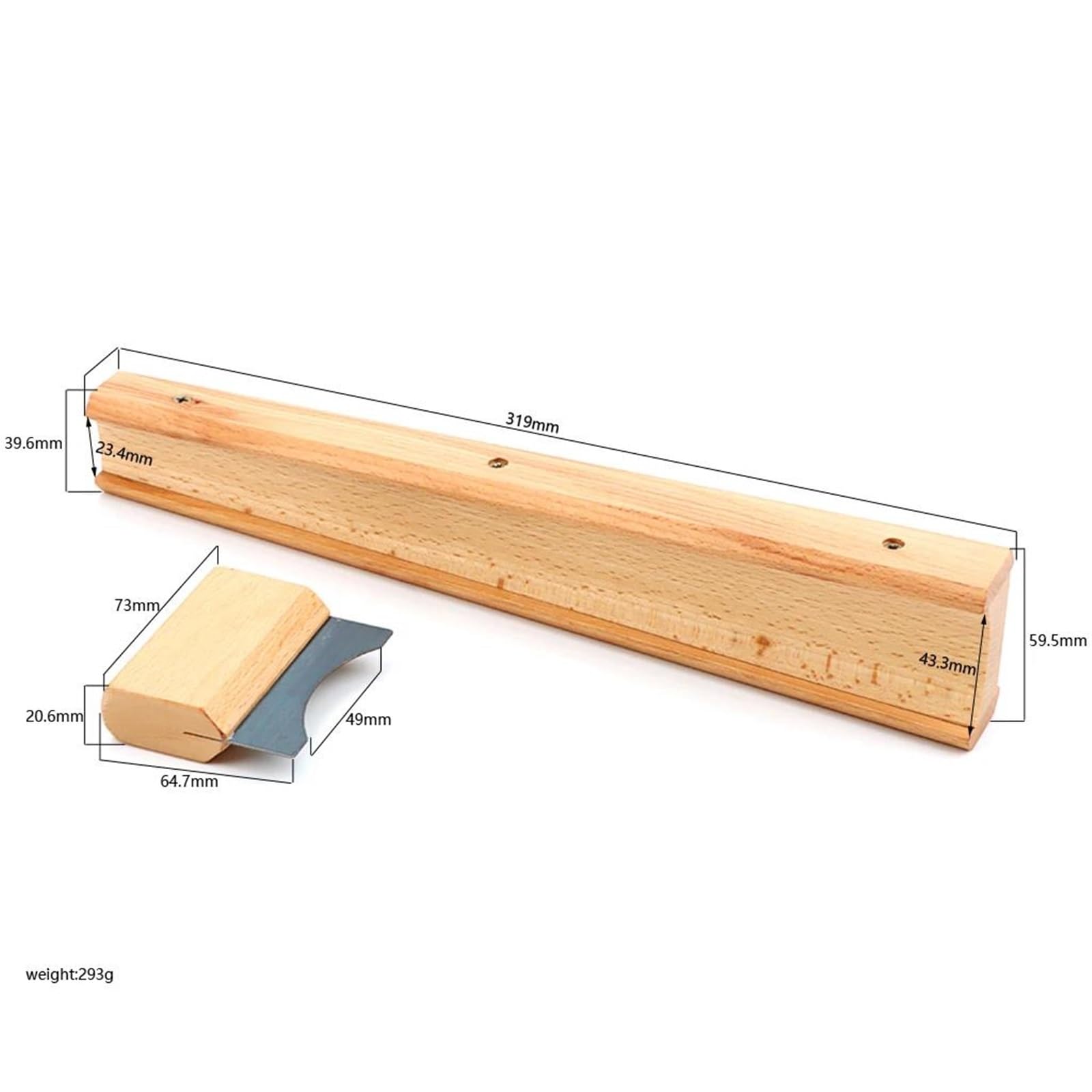 1 Pièce 1/2 Violon Touche Grattoir Outil Rabot Pièces Et Accessoires Accessoires Pour Violon