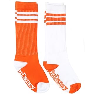 juDanzy Knee High Team Color Tube Socks for Toddler and Youth Boys and Girls (2 Pack)