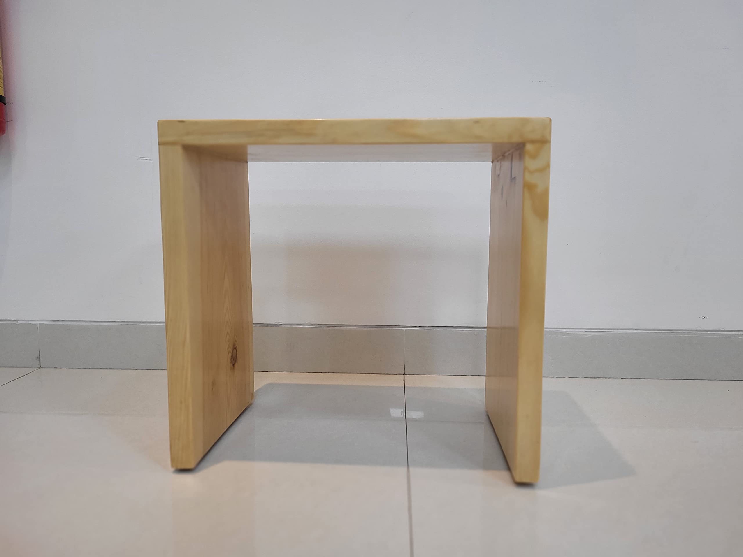 MeFree Wooden Halasana Bench or Box, Eco- Friendly Pinewood