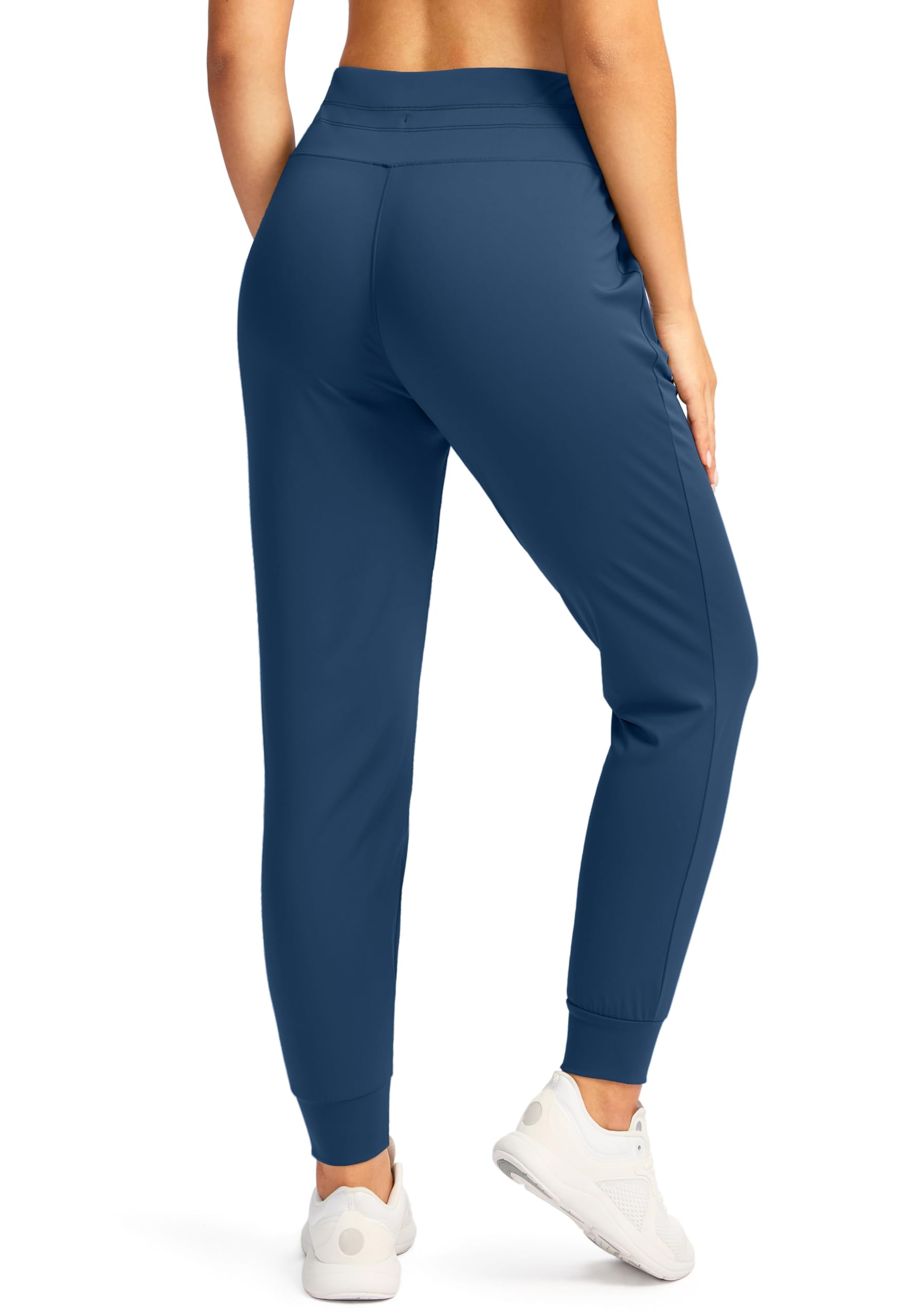 G Gradual Pantalones deportivos para mujer con bolsillos con cremallera, pantalones deportivos de cintura alta, pantalones deportivos cónicos para mujer, para descansar y entrenar
