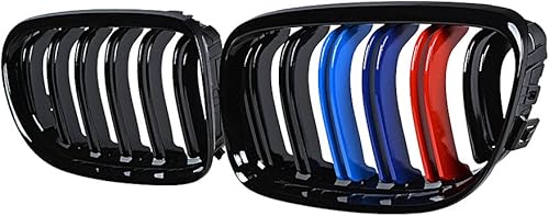 Miniatura 6 de Astra Depot Rejilla de riñón de doble línea de color negro brillante compatible con BMW E90 E91 323i 325i 328i 330i 330i 335i 4DR 2009-2011