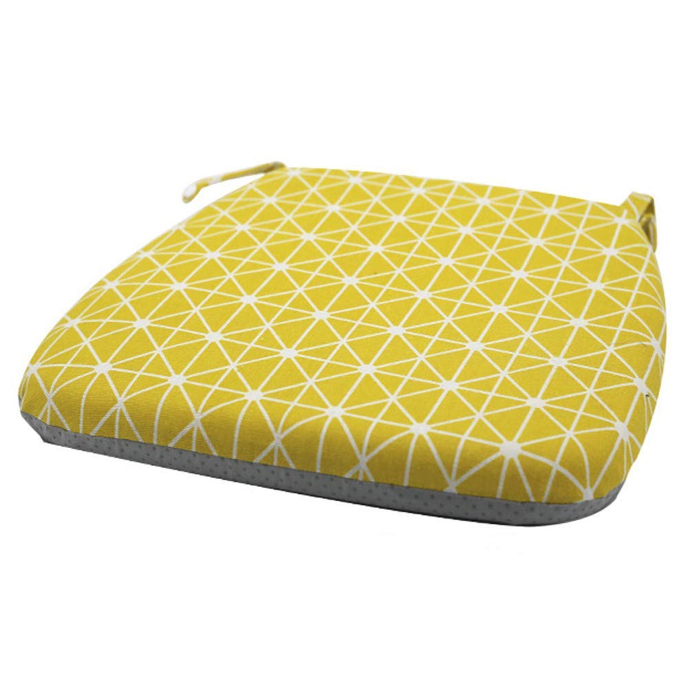 Coussin de siège de rechange 45x42 cm - Galette de chaise jardin et bureau avec attaches