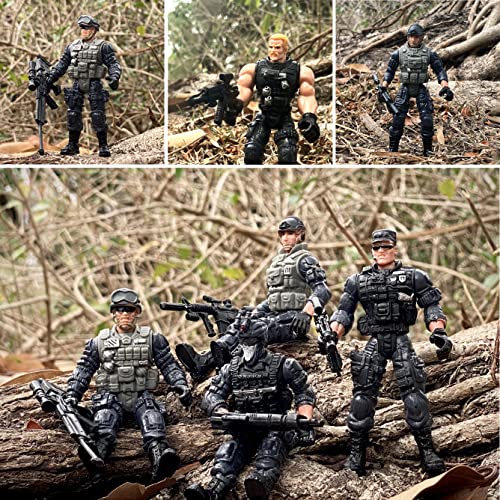 Mqstarsrise 03 Army Men Toy Soldiers, Soldiers Toys Army Men Set For Boys 4-7,Army Men Action Figures Military Playset Toy thumb #4