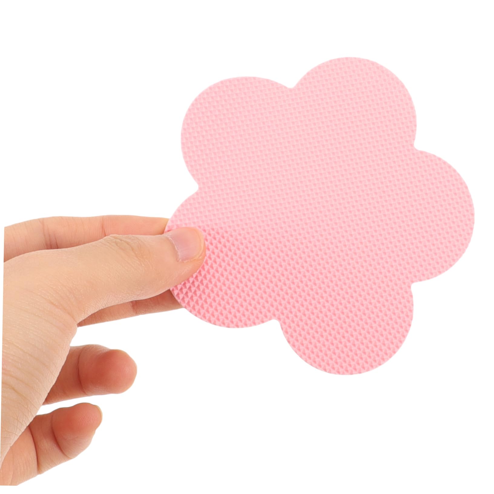 Uonlytech 12pcs Non- Flower Bathtub Stickers Adhesive Grips for Shower Safety Floral Design Easy Installation for Slippery Tubs and Floors