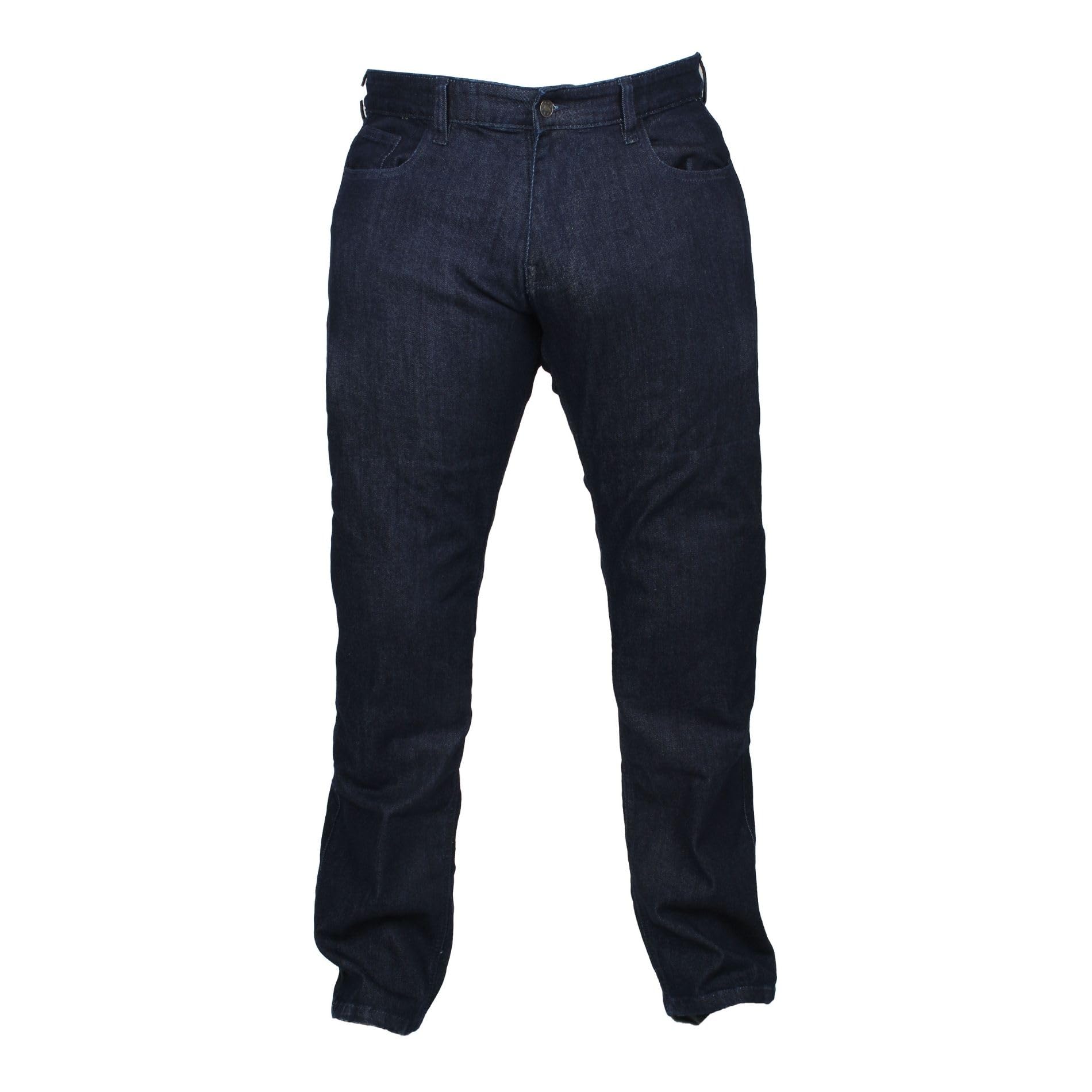 RKsports Men's Motorcycle Jeans, Black, Blue, Short 29/30", "Regular 31/32" Length, Kevlar Denim, Casual, Abrasion Resistant