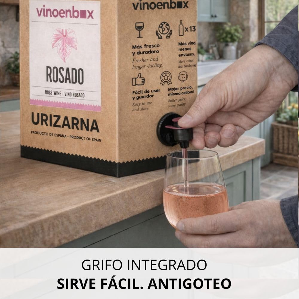 Vino Rosado Bag in Box - Vino En Box (15L)