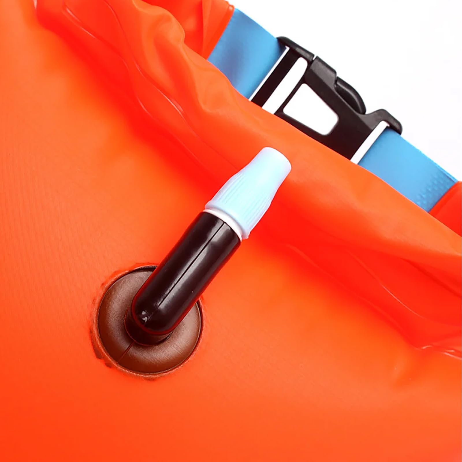 Nuoto Boa, Boa Galleggianti, Boa Gonfiabile da Nuoto, per Triathlon, Snorkeling, Nuoto in Acque Libere, Altamente Visibile, con Cintura Regolabile