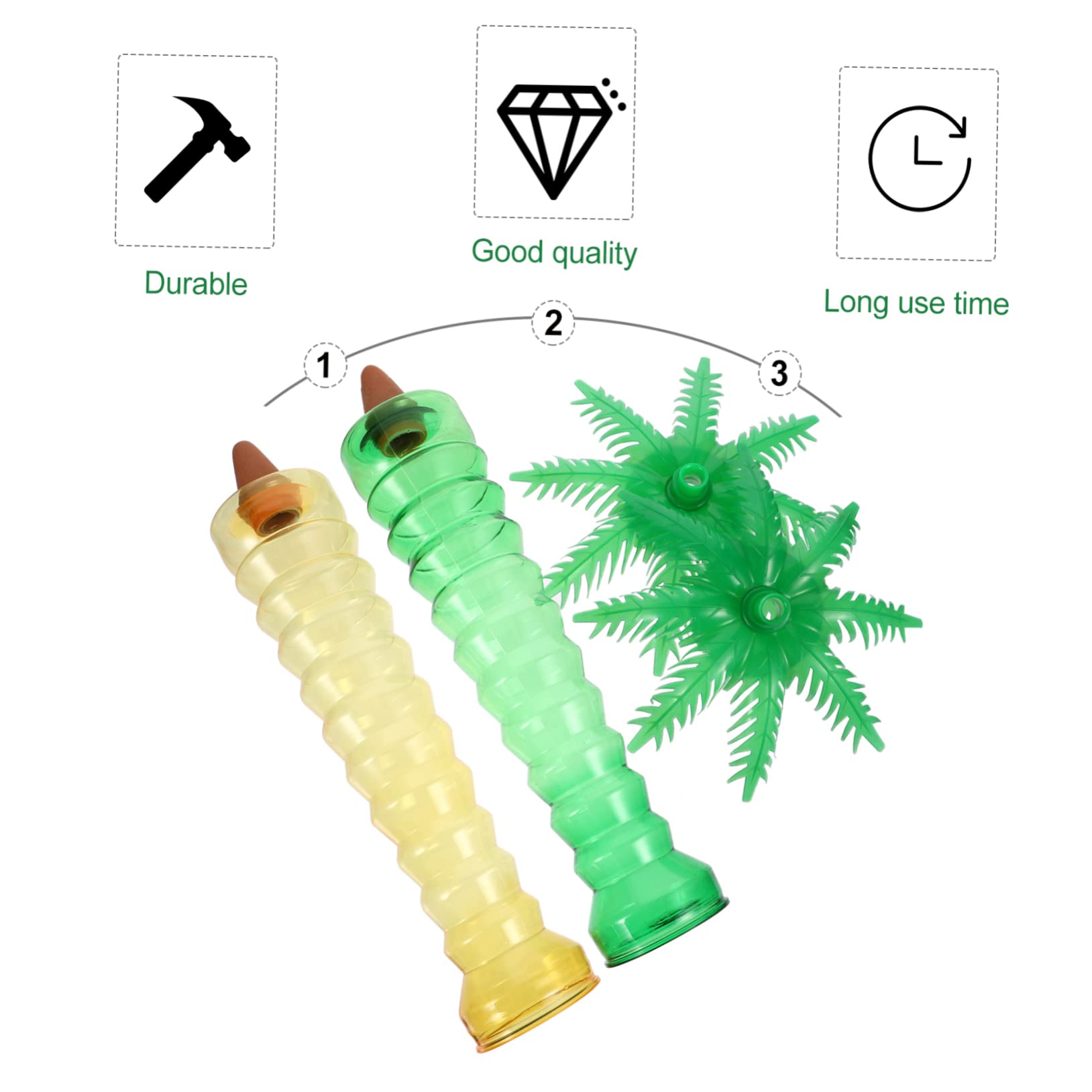Toddmomy 4pezzi Strumento Irrigazione per Cocco Gocciolatori per Autoirrigazione per e Decorazione
