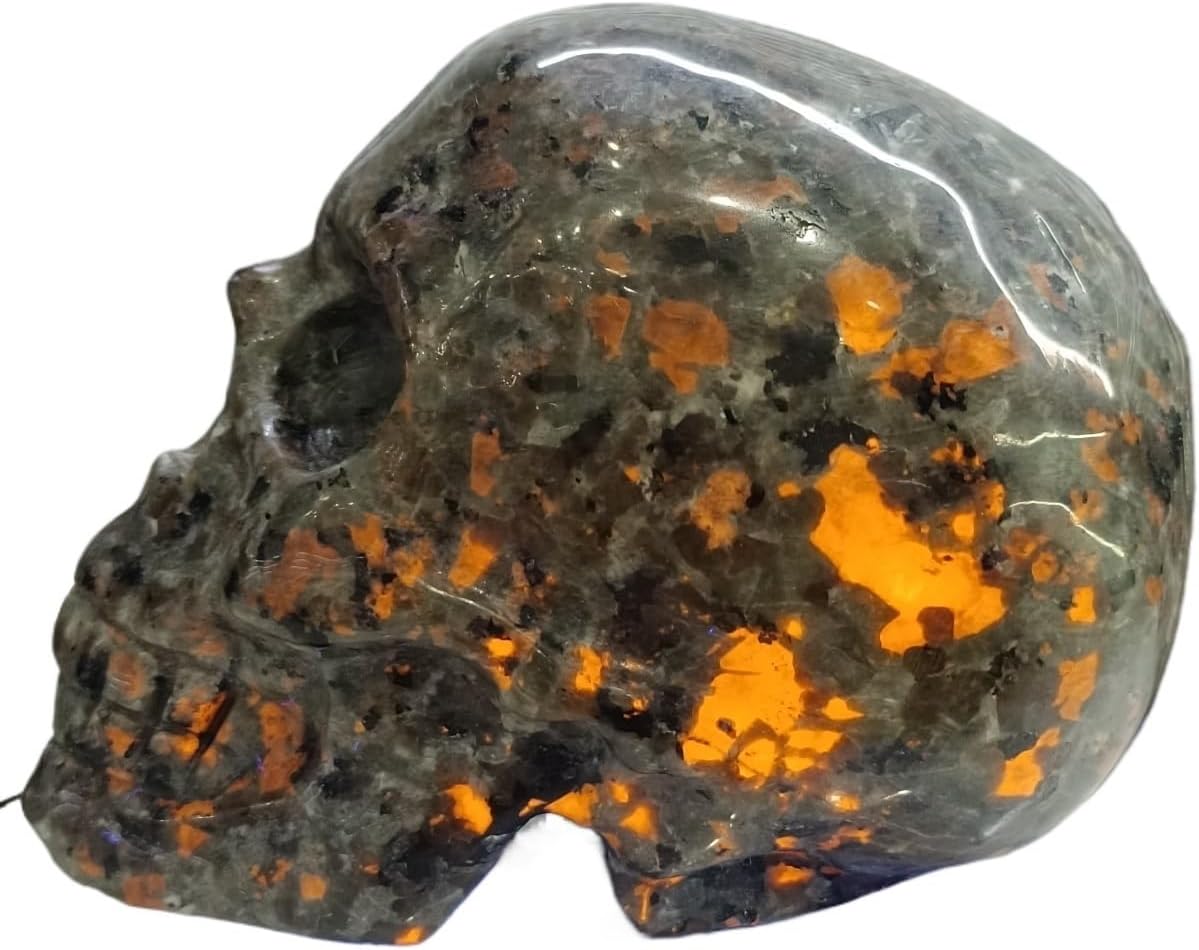 Flame Stone Hand-Carved Quartz Crystal Home Decor(Size:900-1000g)