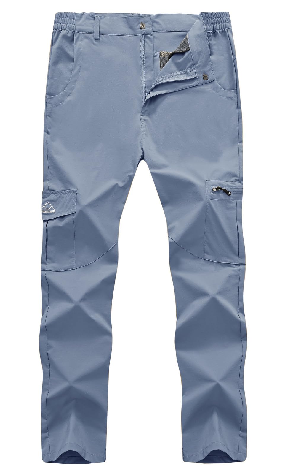 Rdruko Mens Hiking Pants Lightweight Quick Dry Water Resistant Outdoor Travel Work Fishing Pants 6 Pockets