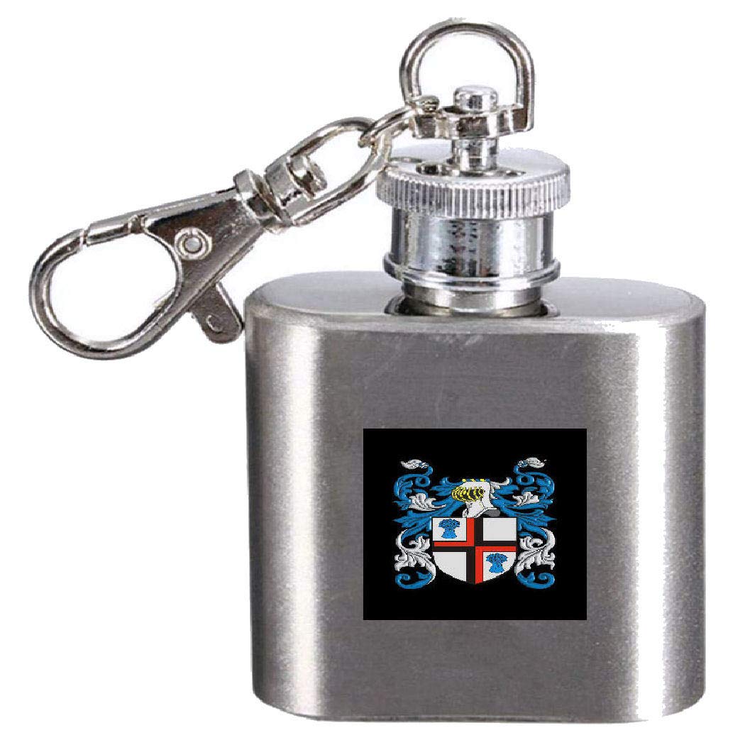 Flasque avec blason familial Crum 28,3 ml le cadeau de famille par excellence