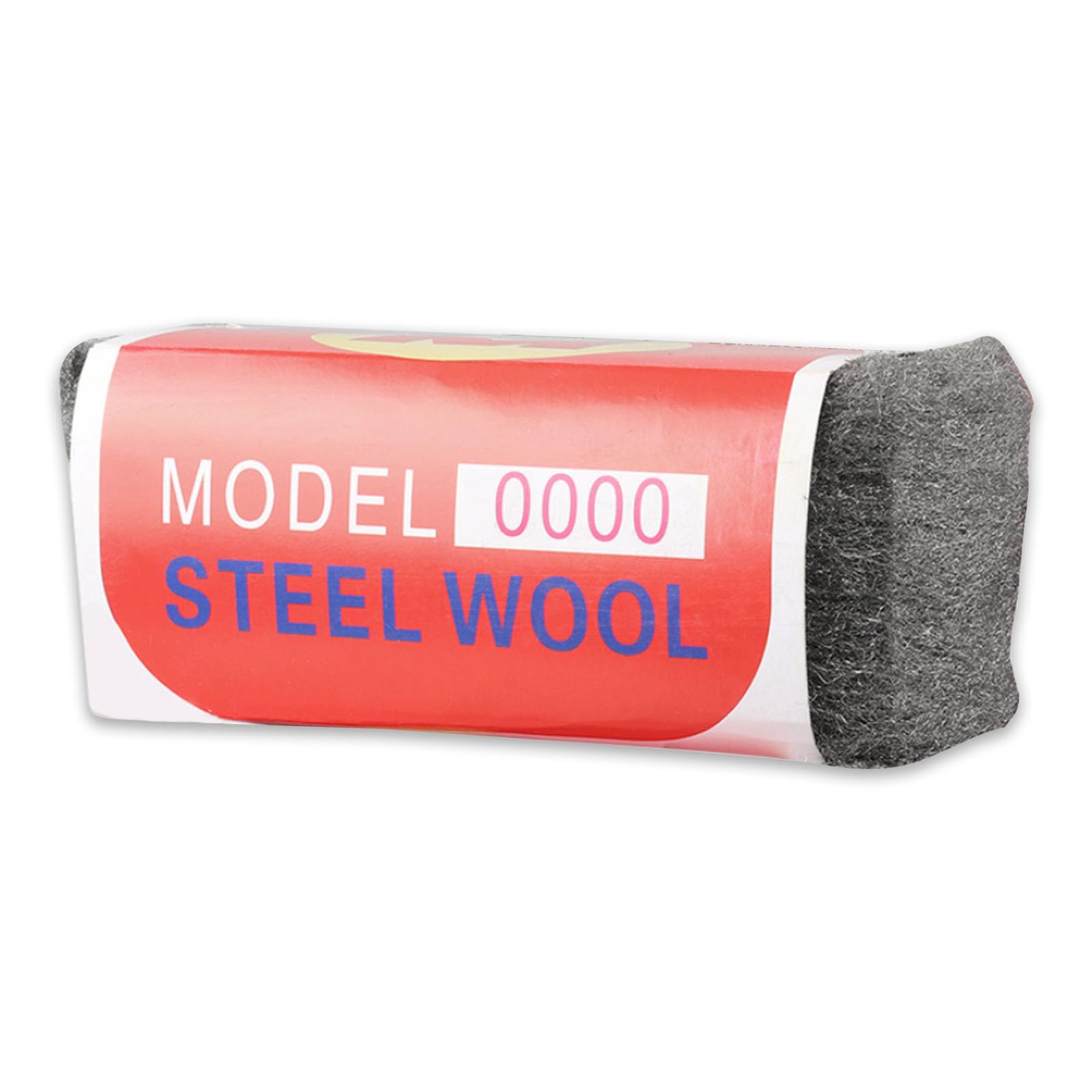 Steel Wool, 1 Piece 0000 Steel Wool, 100 g Steel Scourers 0000, for Cleaning Smooth and Dirty Surfaces (Grey)